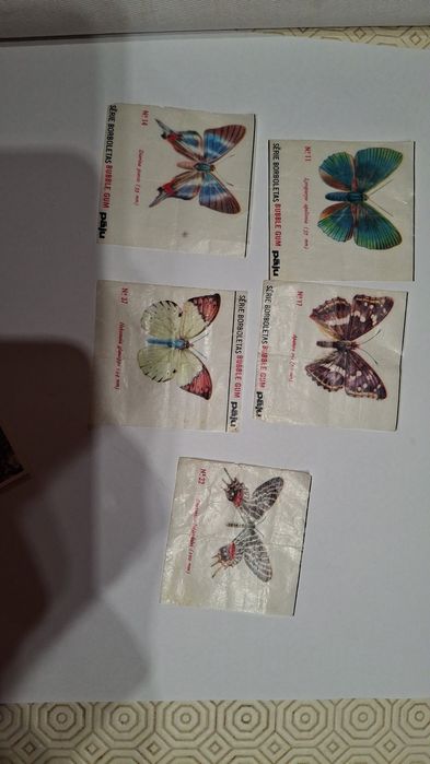 May cromos borboletas raros