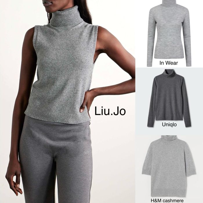 Гольф Liu jo uniqlo кашемір вовна водолазка