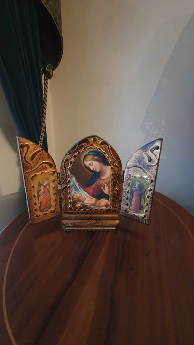 Arte Sacra - Oratório Tríptico e Registo do Anjo da Guarda.