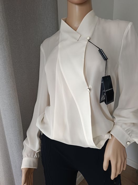 Emporio Armani - bluzka wizytowa,  jedwabna