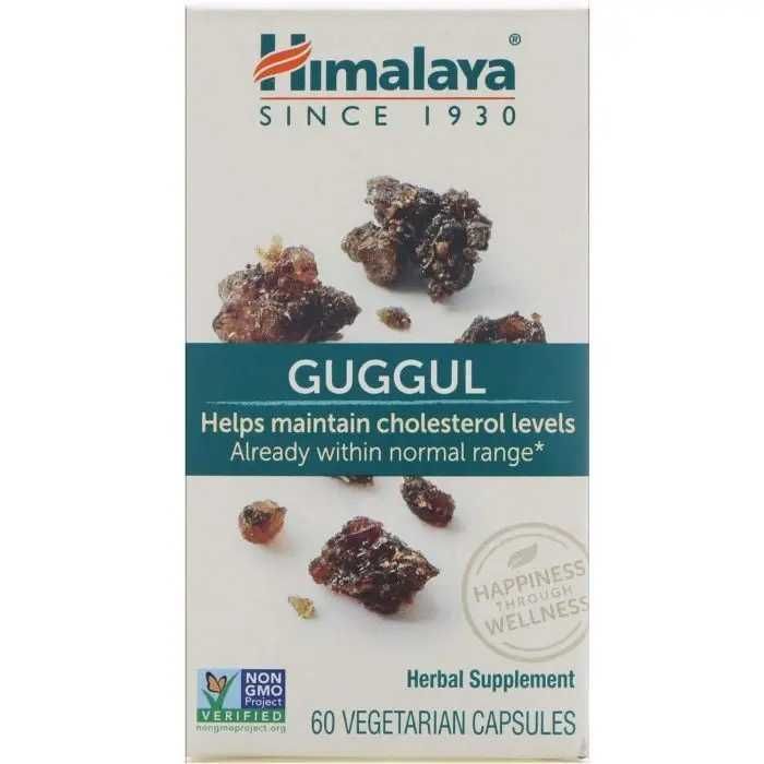 Гуггул, Guggul, Himalaya, 60 капсул