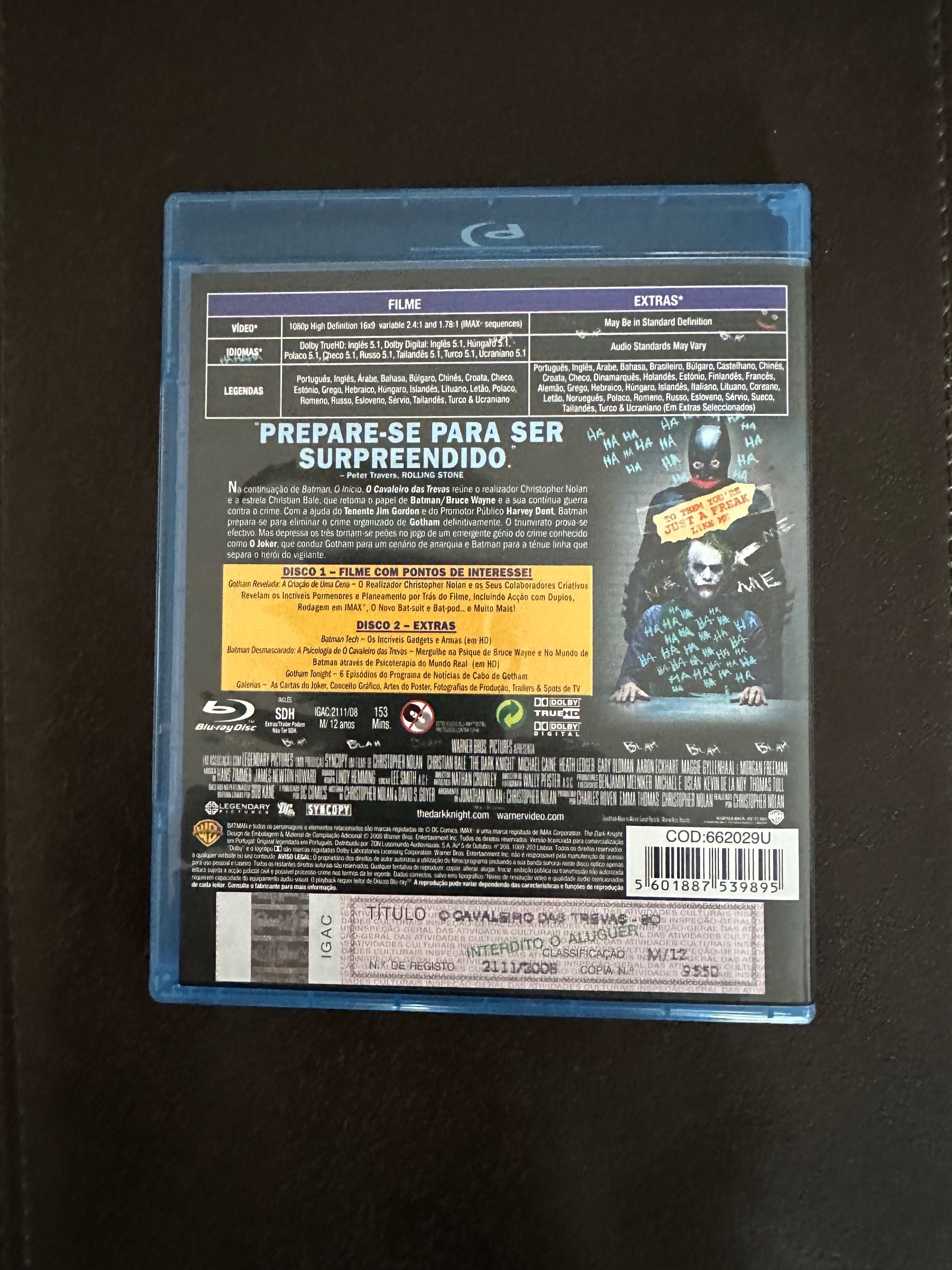 Batman - O Cavaleiro das Trevas - Blu-Ray