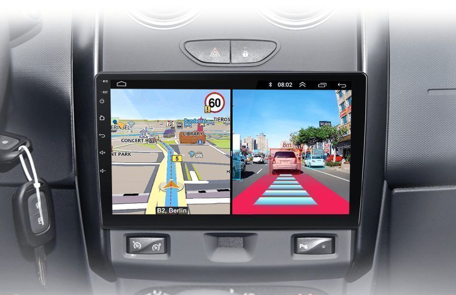 Radio nawigacja Renault Duster 2015 - 2020 Carplay Android 6GB 128GB
