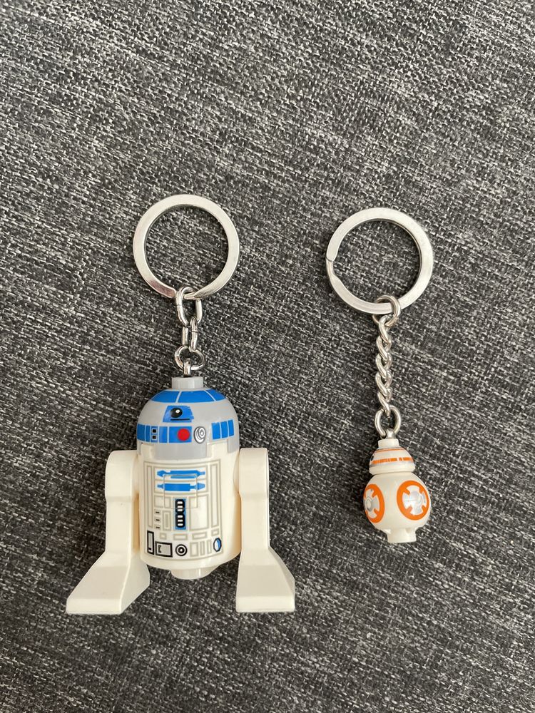 breloczek z latarką  r2d2 i BB8