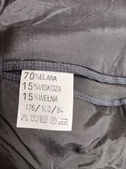 Garnitur męski z kamizelką 176/100/84