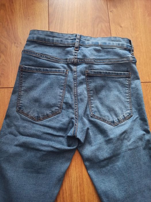 Spodnie jeansy skinny jeans mid waist 34