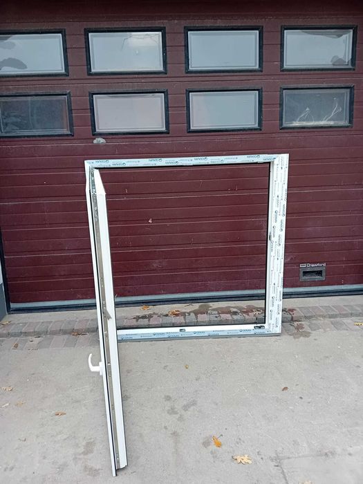 Okno antracyt 134/146x145/147 nowe pcv plastikowe antracytowe DOWÓZ