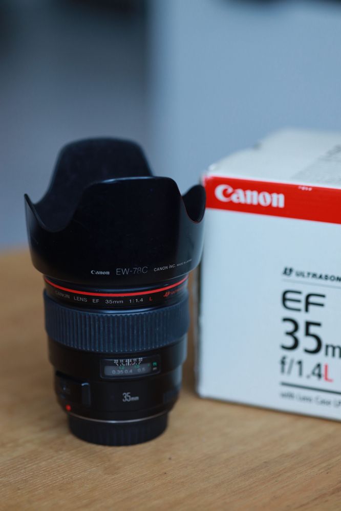 Обʼєктив Canon EF 35mm 1.4