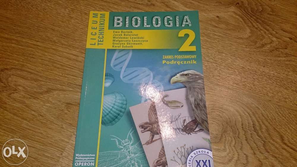 biologia 2 lo technikum zakres podstawowy