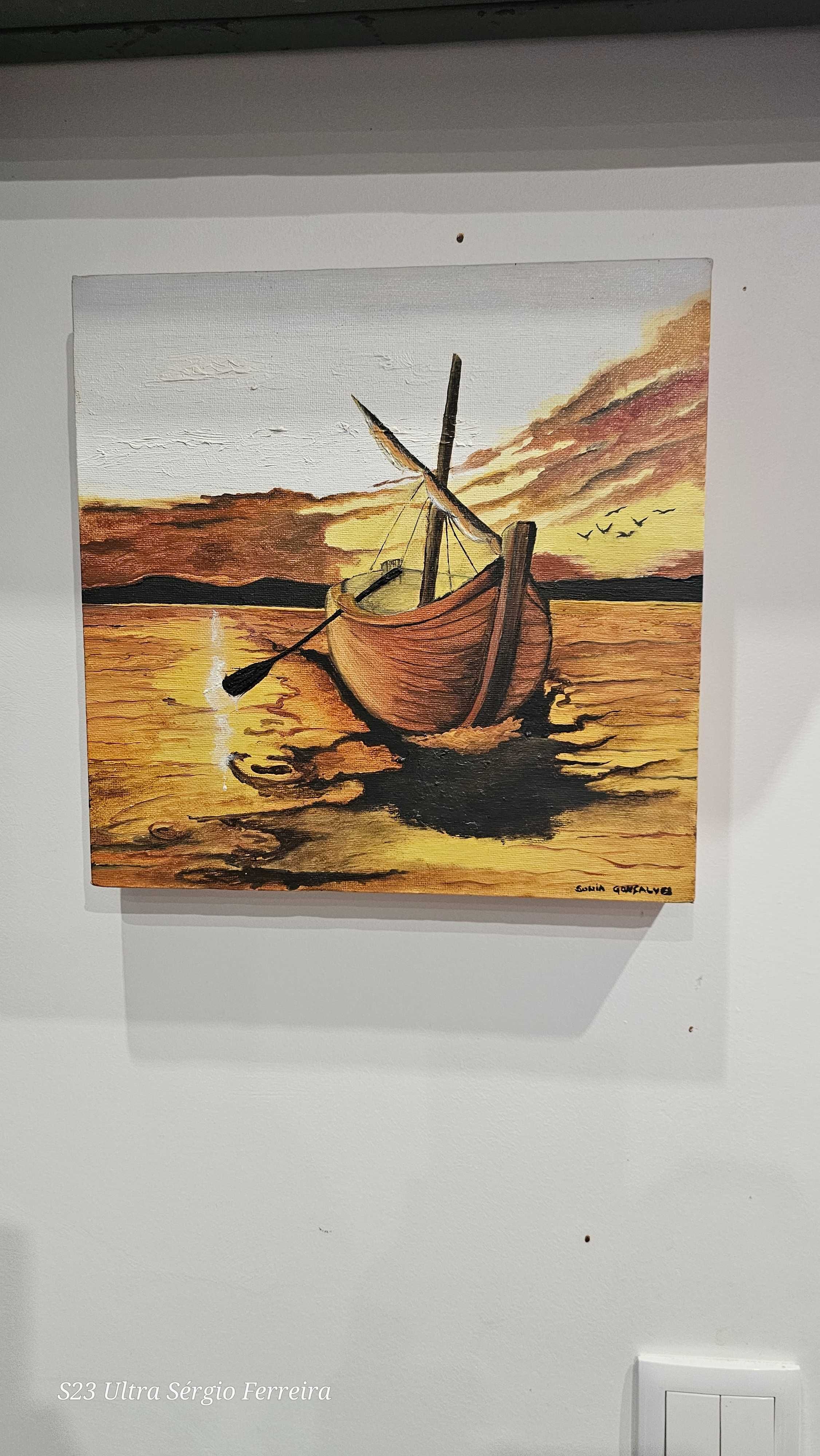 Tela Óleo BARCO - (30€) Ver medidas na imagem