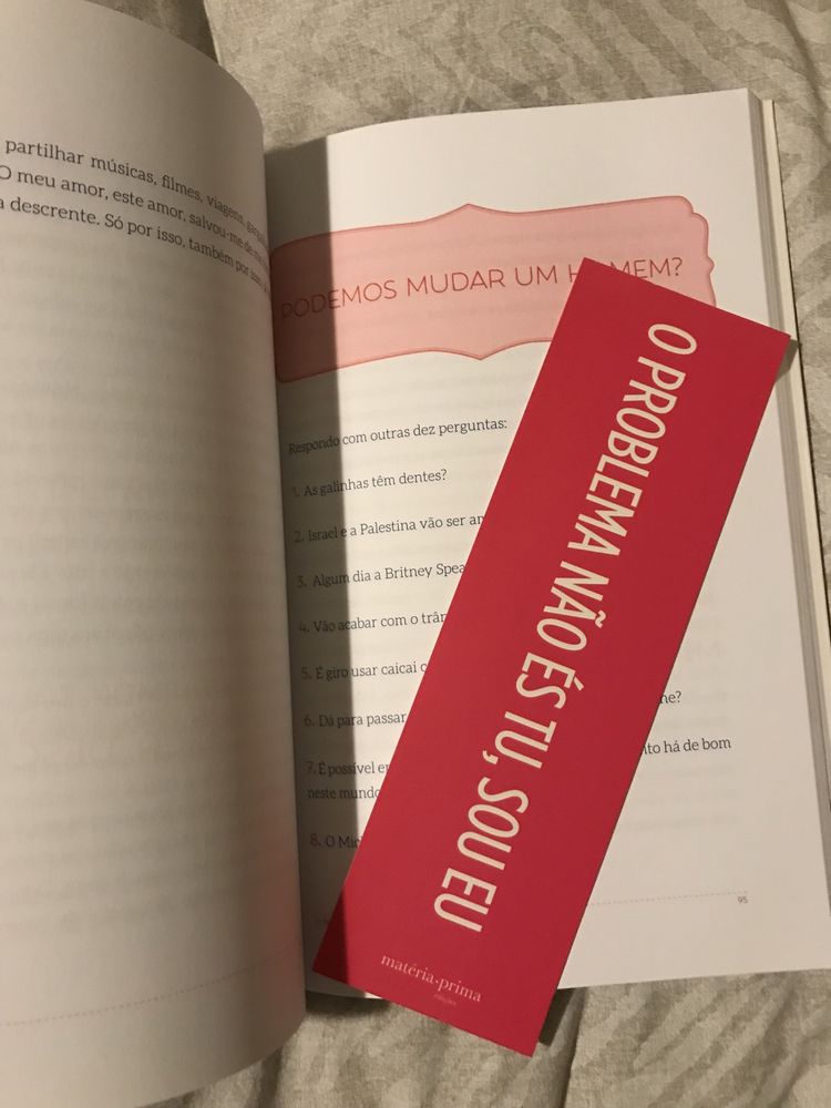 Livro NOVO da PIPOCA MAIS DOCE- “o problema não és tu, sou eu”