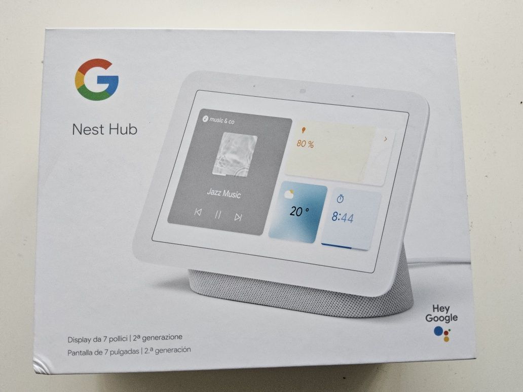 Coluna Inteligente c/ Ecrã Touch 7'' Google NEST HUB (2ª geração)