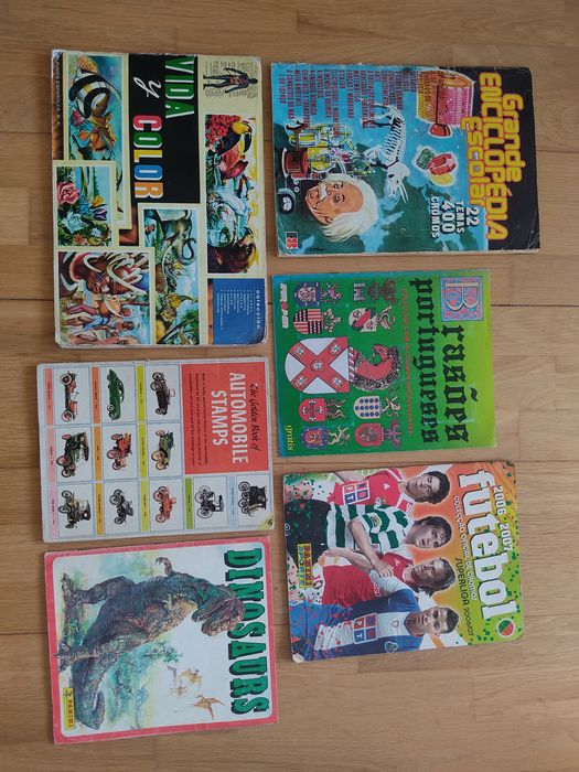 6 cadernetas completas