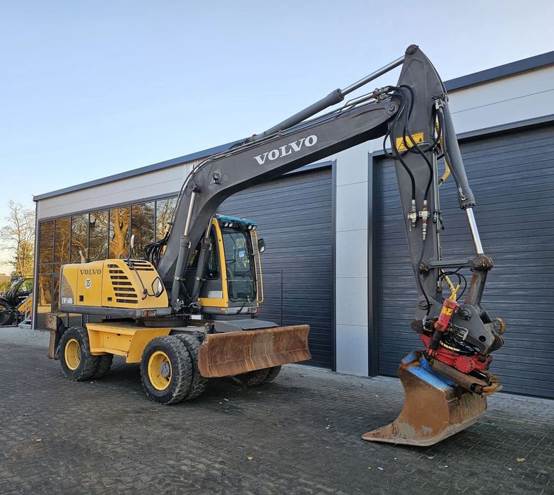 Volvo EW160B  Rototilt Indexator Szczypce Podpory GPS 3D Roto