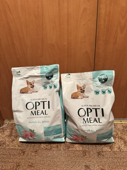 Корм Opti meal  для цуценят 7,5 кг