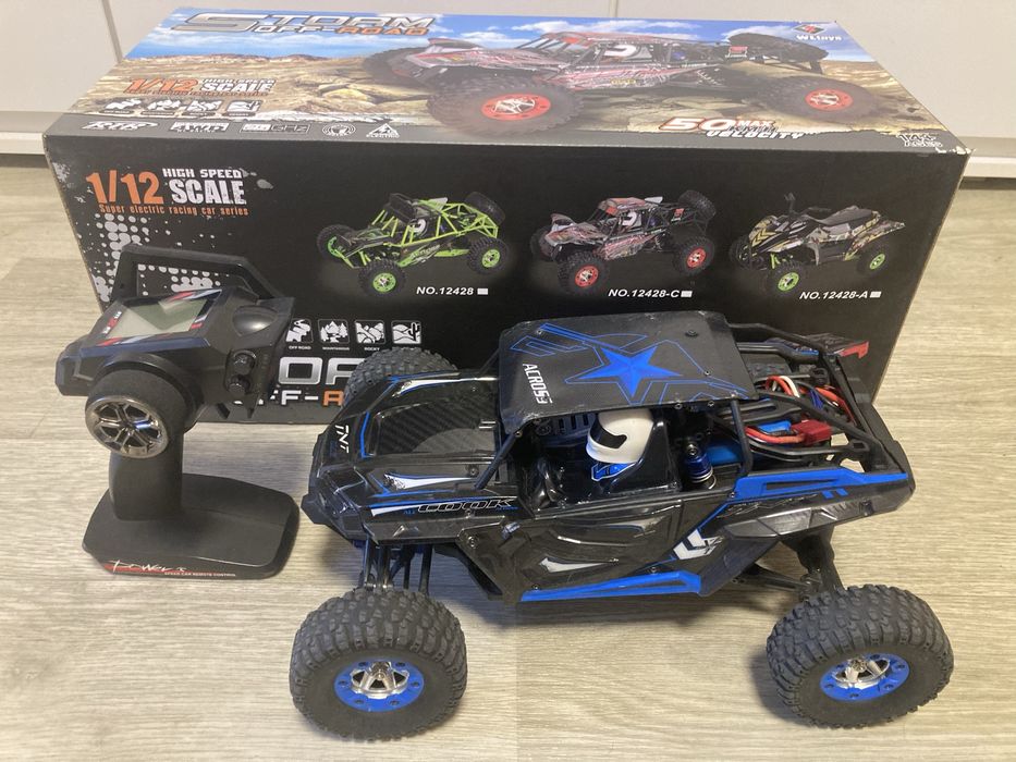 RC машинка на радіоуправлінні WLtoys 12428-B баггі 4х4