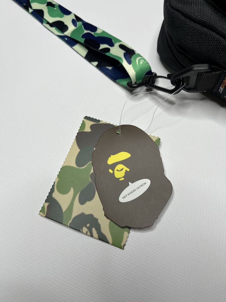Сумка Bape через плечо, барсетка, сумка Бейп, бананка, мессенджер