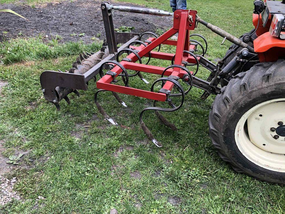 Kultywator z wałem kolczastym do mini traktorka Kubota, Yanmar, Iseki