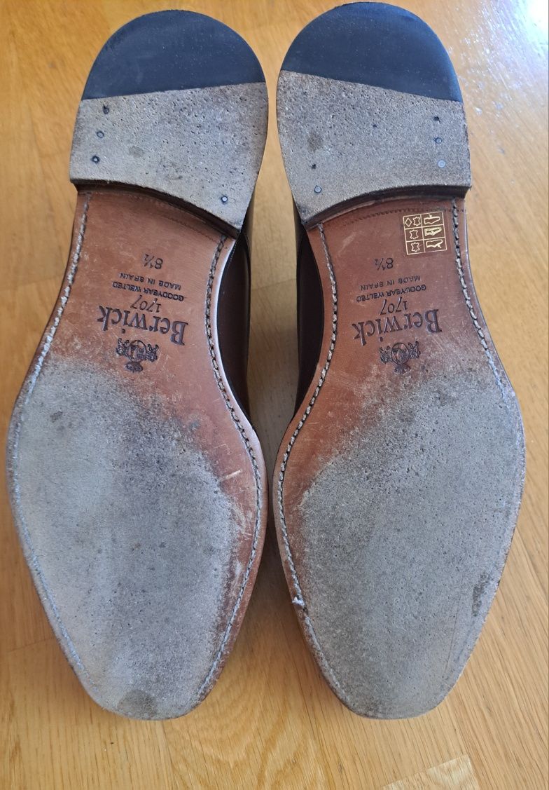 Buty Berwick 3637, brązowe, UK 8.5, EU 42.5