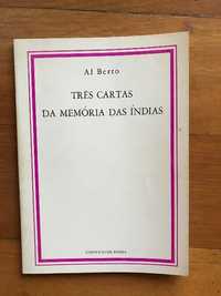 Livro “três cartas da memória das Índias”