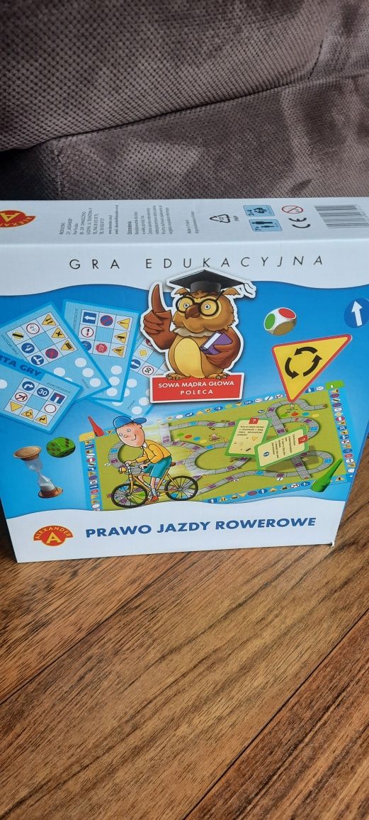 Prawo Jazdy Rowerowe Alexander Gra Edukacyjna Planszowa