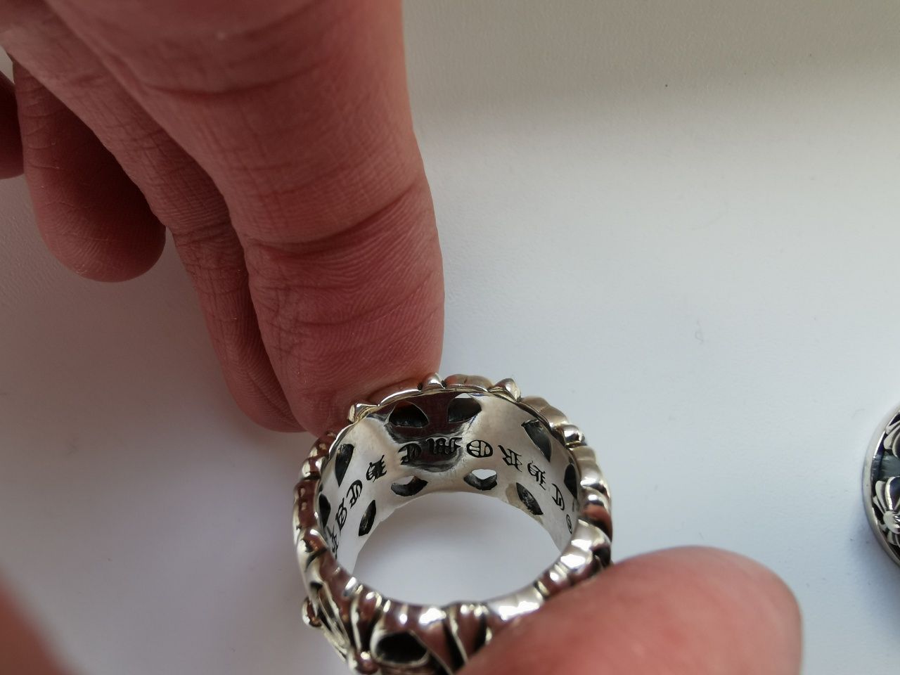 Pierscionek Chrome Hearts