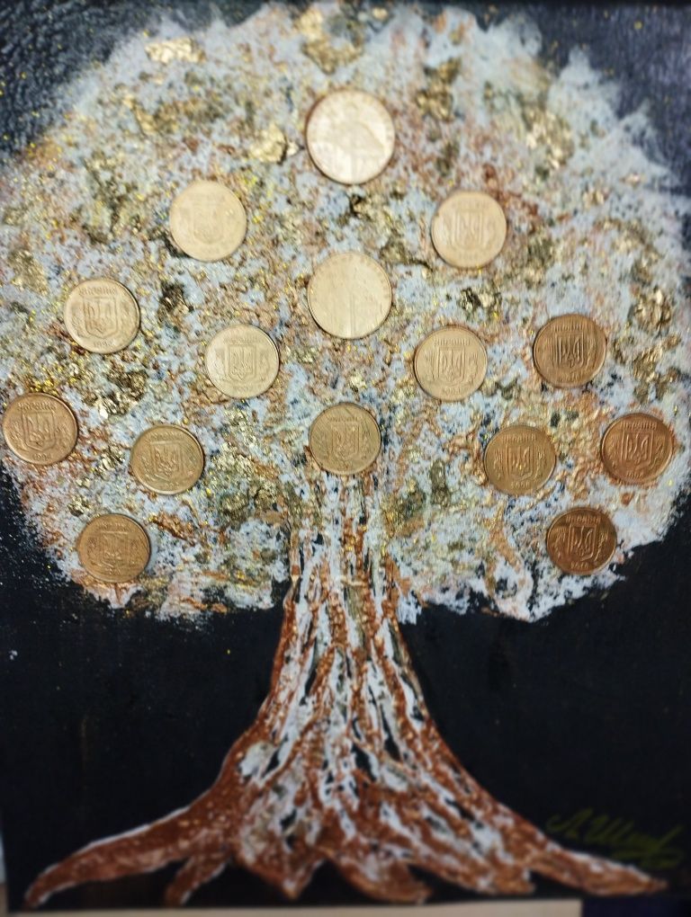 Інтер'єрна картина -талісман "Грошове дерево"