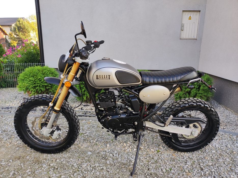 Bullit Cafe Racer 125cc kat.b wtrysk  6 tys km Transport GN Scrambler