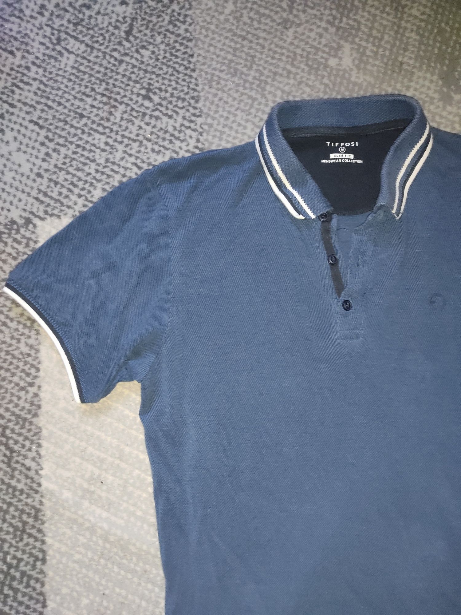 T-shirt Polo azul Tiffosi