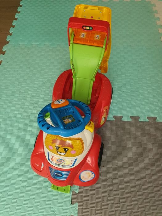 Vtech go go машинка каталка 2 в 1 музична толокар трек smart wheels