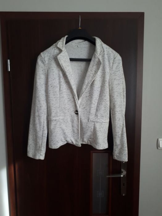 Żakiet biały melanż rozm. XL/42