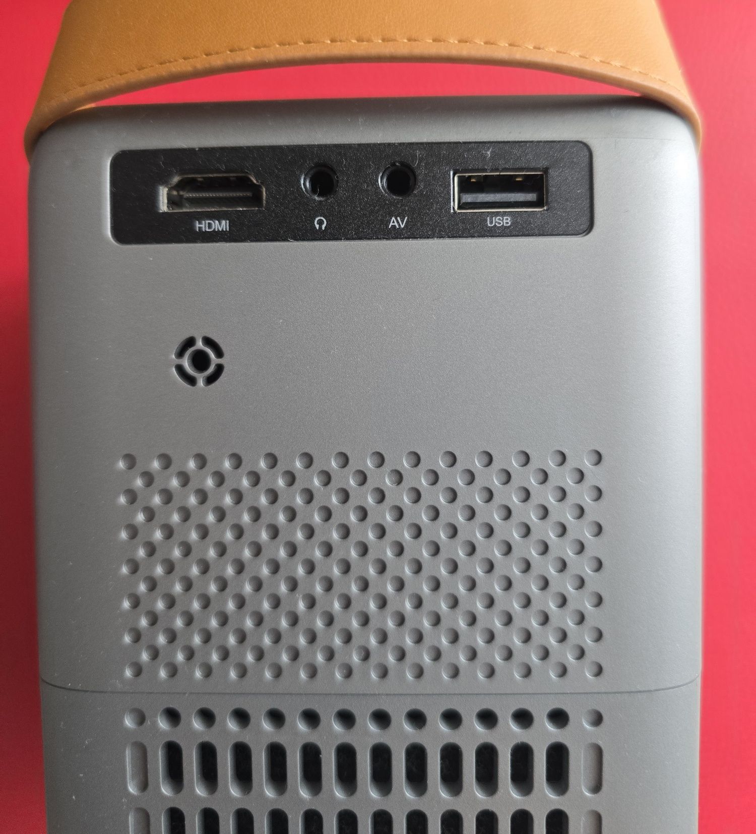 Projetor portátil mini com foco elétrico