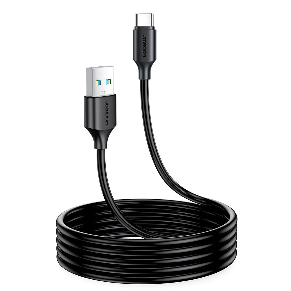 kabel do ładowania i transmisji danych usb - usb typ c 3a 2m czarny