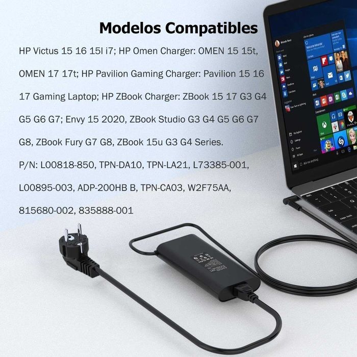 Carregador 200 para HP Omen Pavilion Gaming