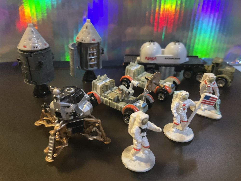 Micro Machines NASA Space Lunar Landing Collection 1989 Galoob