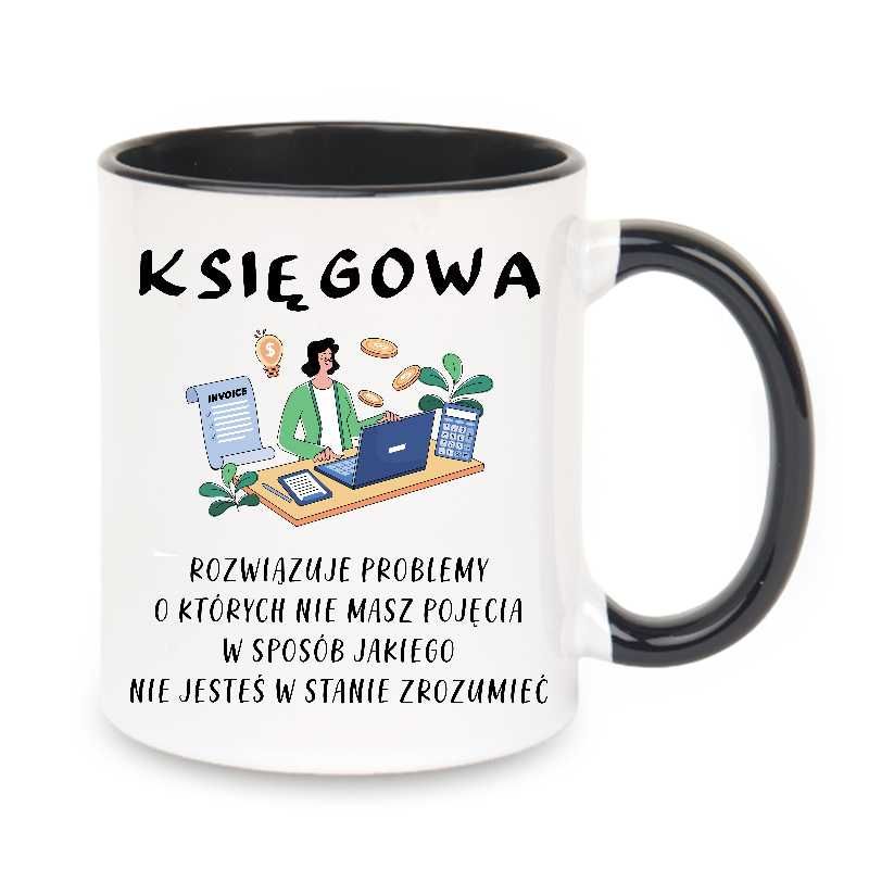 Kubek z nadrukiem Księgowa, różne kolory BCC-KSI-007