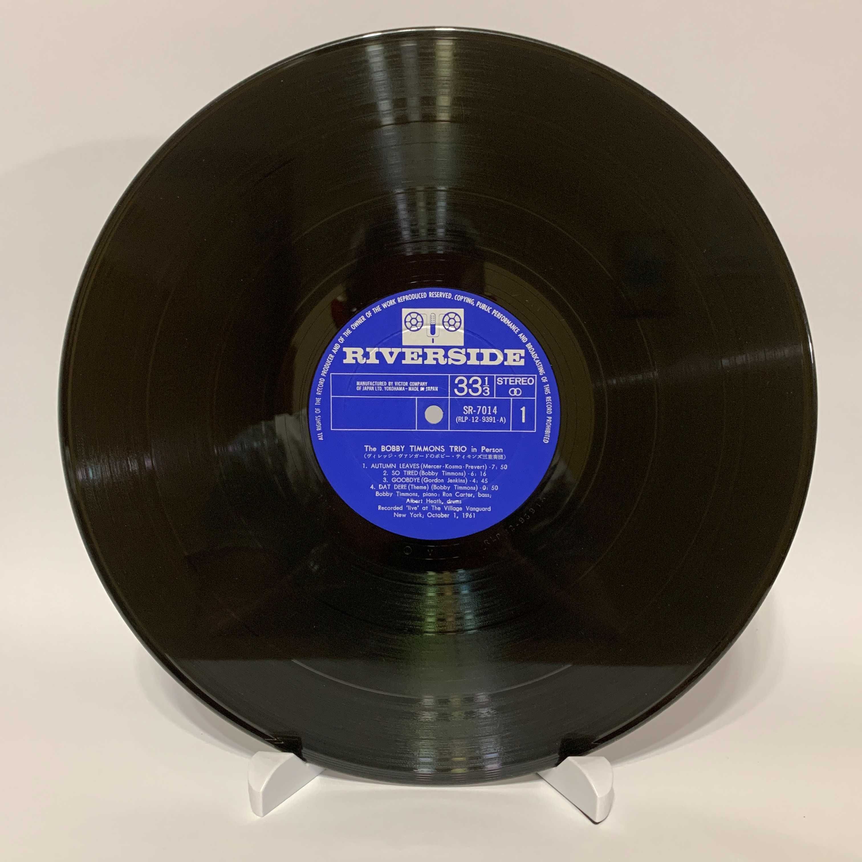 Vinyl Вініл Платівка Джаз Jazz Bobby Timmons In Person 1st Japan