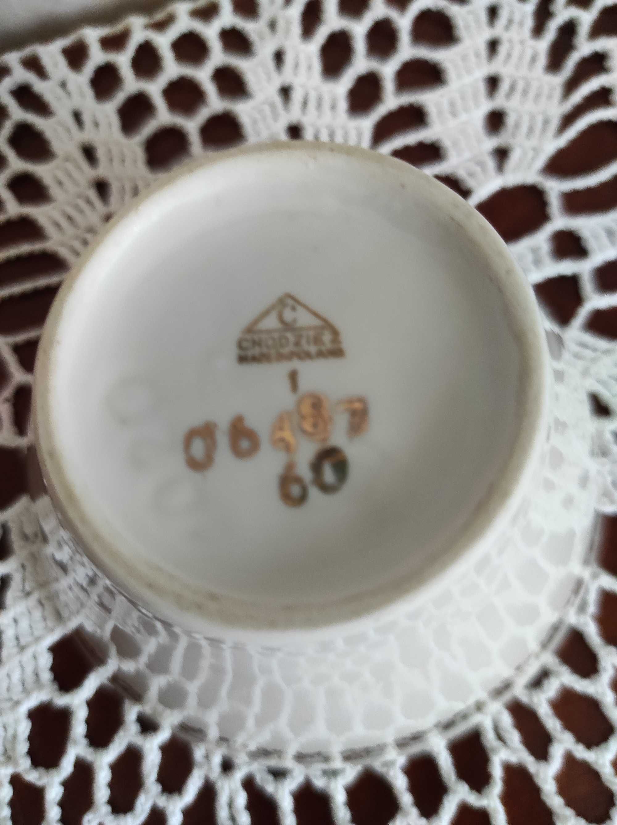 Cukiernica, stara porcelana Chodzież, fason Elżbieta