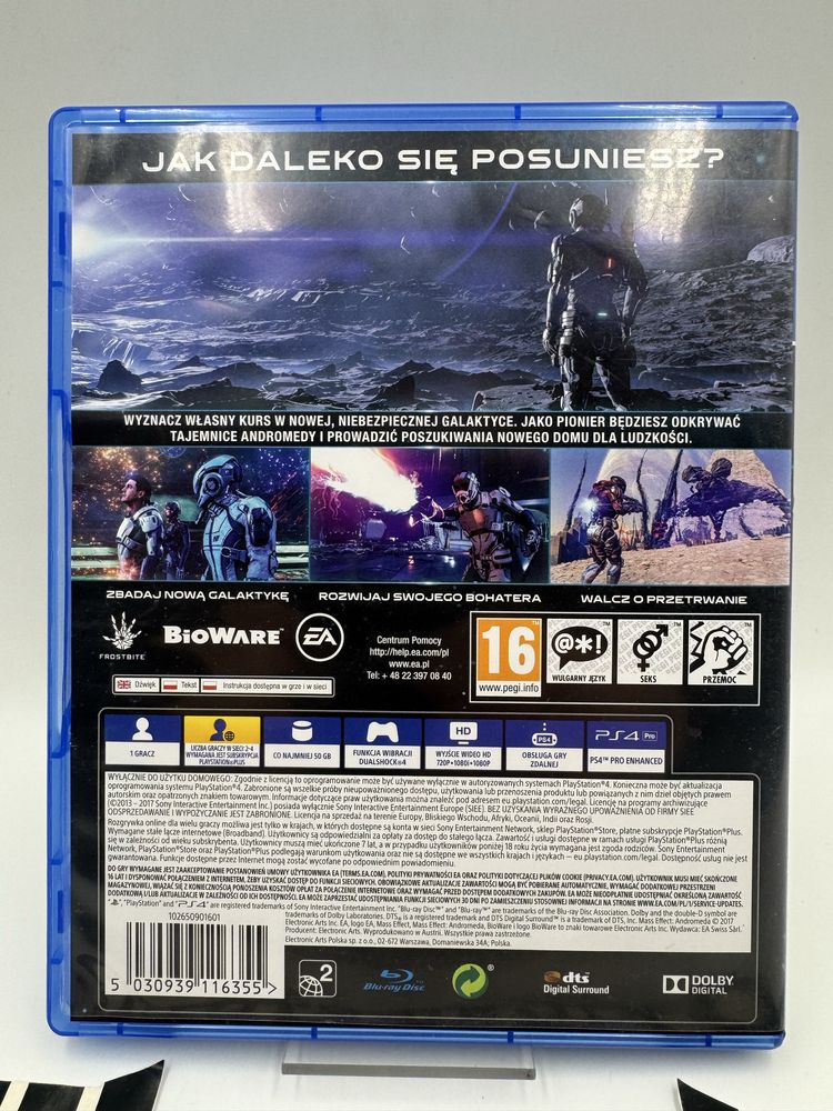 PL Mass Effect Andromeda Ps4 Gwarancja