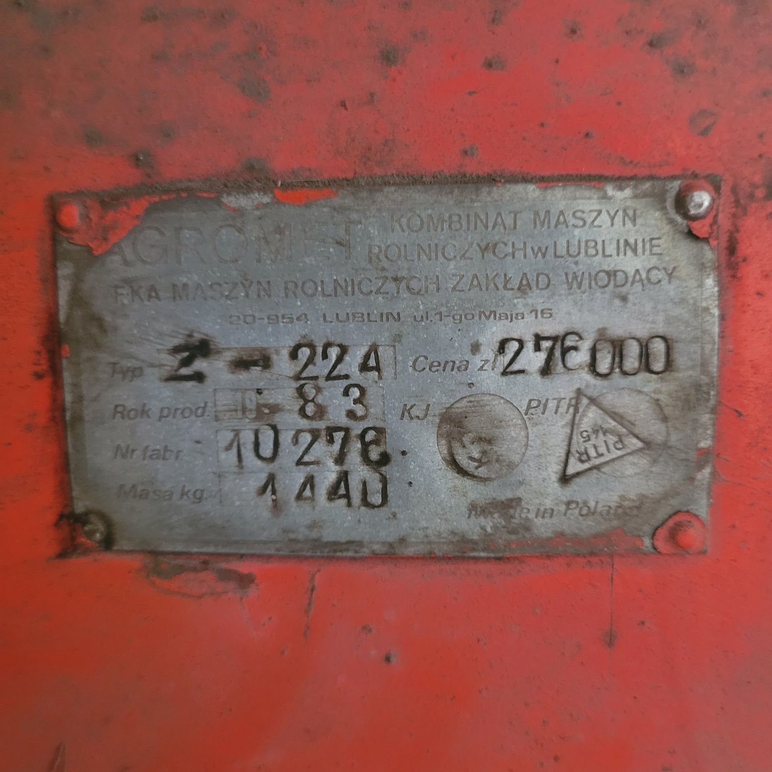 PRASA Z-224 z podajnikiem, stan bardzo dobry