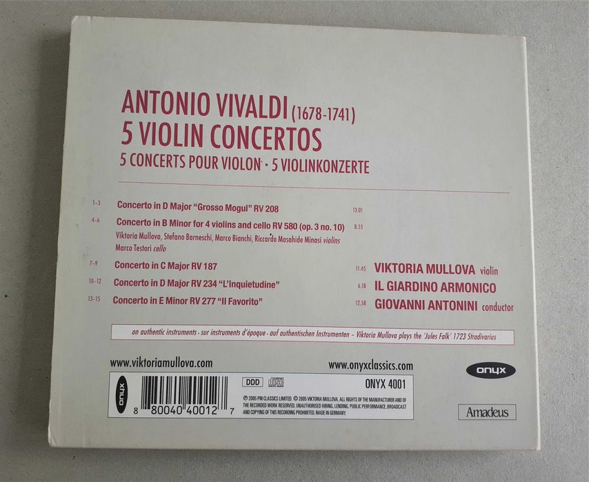 Vivaldi Violin Concertos - Viktoria Mullova
