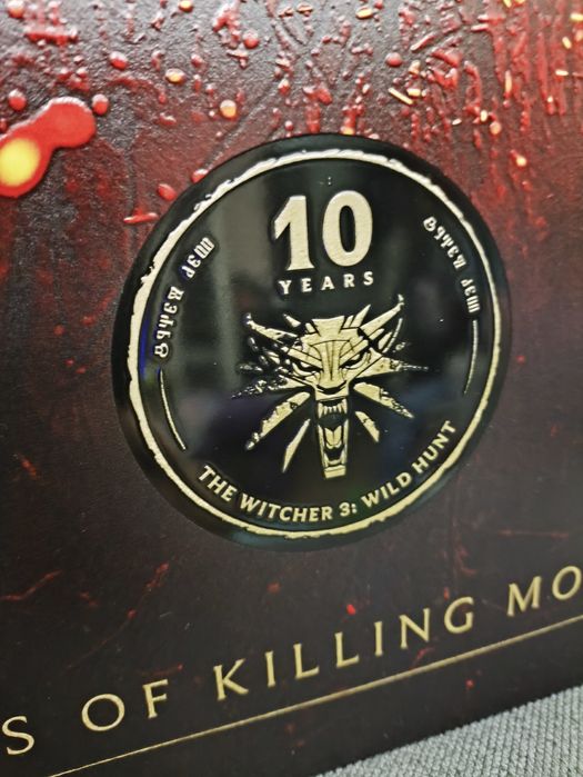 Displate metalowy plakat The Witcher Wiedźmin textra 3D  68/48cm