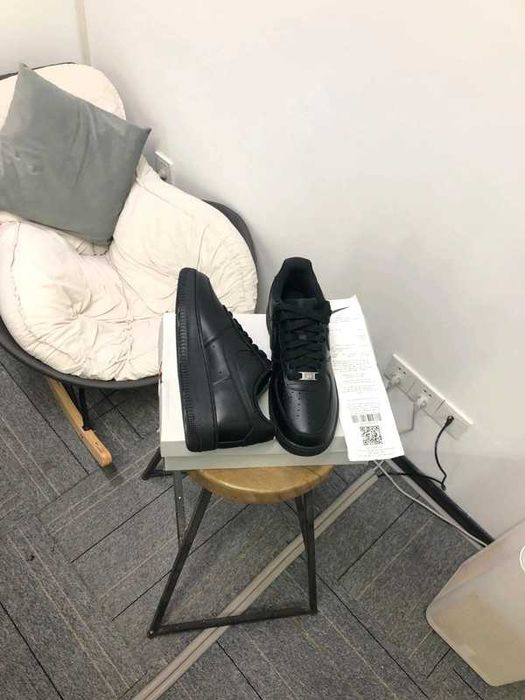 "Buty Oryginalne" Nike Air Force 1 czarny Rozmiar.42