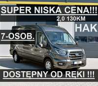 Ford Transit  L3H2 130KM Brygada 7-osob. Niska Cena Dostępny od ręki ! 2097 zł