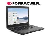 Biznesowy Laptop Lenovo 14" ThinkPad T460 i5 8GB Win11 SSD Kamera HDMI