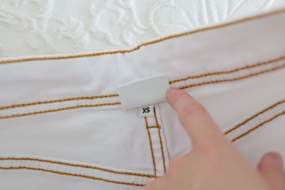 Spodnie skandynawskiej marki BITTE KAI RAND XS/S massimo dutti białe