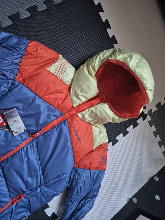 Nowa damska super kurtka puchowa ocieplana turystyczna La Sportiva M