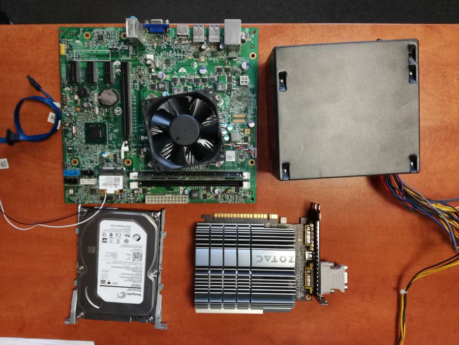 Płyta główna DELL i5, 4GB DDR3, 1TB HDD, GT630 1GB, Win 11 25H2 Pro