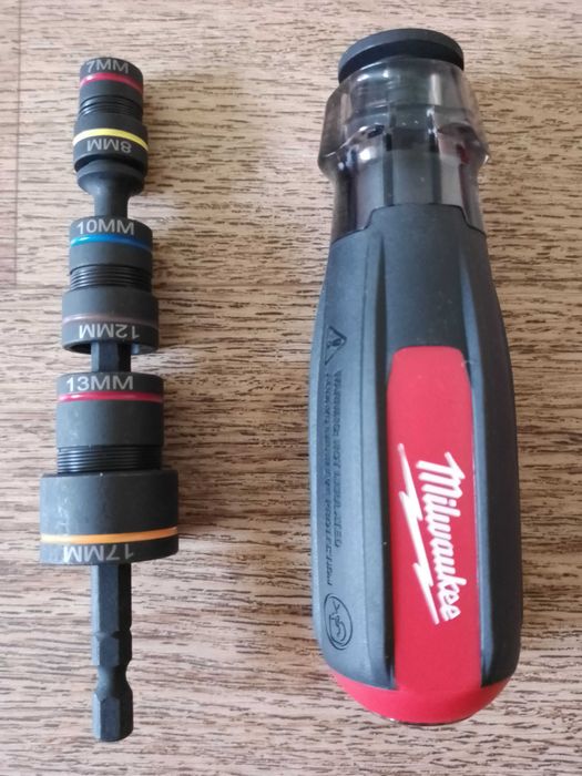 Ключ-викрутка магнітна ShW MILWAUKEE 6 в 1 Impact Multi-Nut Driver