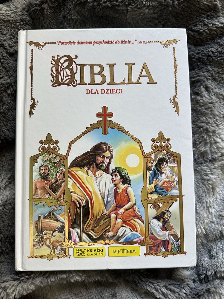 Nowa Biblia dla dzieci Komunia pamiątka Komunii